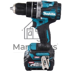 Дрель-шуруповерт Makita HP002GD201, 40 В, 2,5 Ач, 64 Нм, бесщеточный, ударный