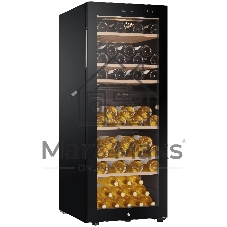 Винный шкаф Haier FWC77GDAE1 черный, 190 л, 2 отсека, 77 бут., класс A