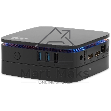 Неттоп IRU 110JLCN Cel N4500 (1.1) 8Gb SSD256Gb UHDG Windows 11 Pro GbitEth WiFi BT черный (2152163)