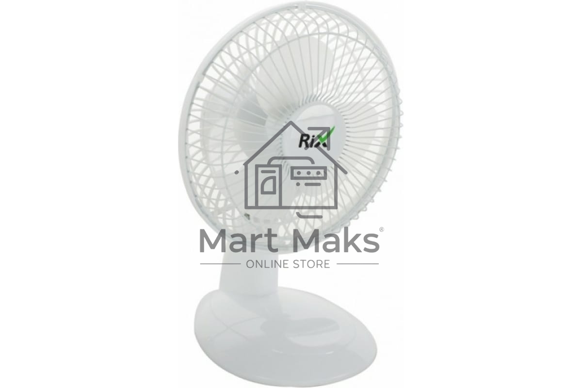 Вентилятор настольный Rix RDF-2200W белый