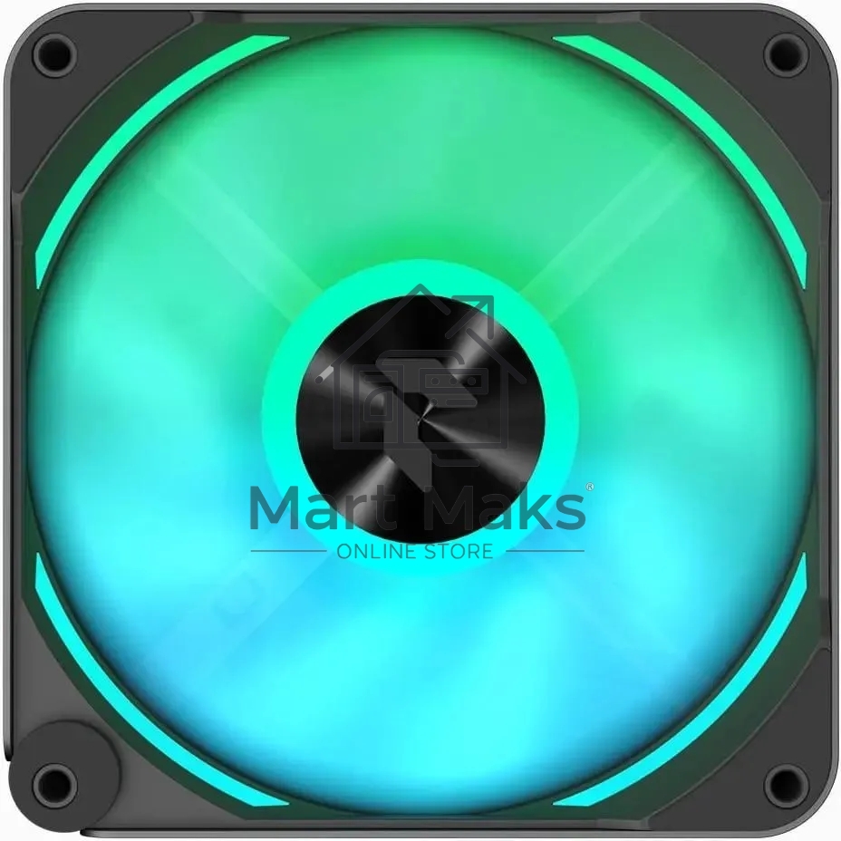 Вентилятор для корпуса Aerocool / Formula APNX FP2-120 PWM ARGB черный, 120 мм, 1800 об/мин, 33 дБ, 4 pin