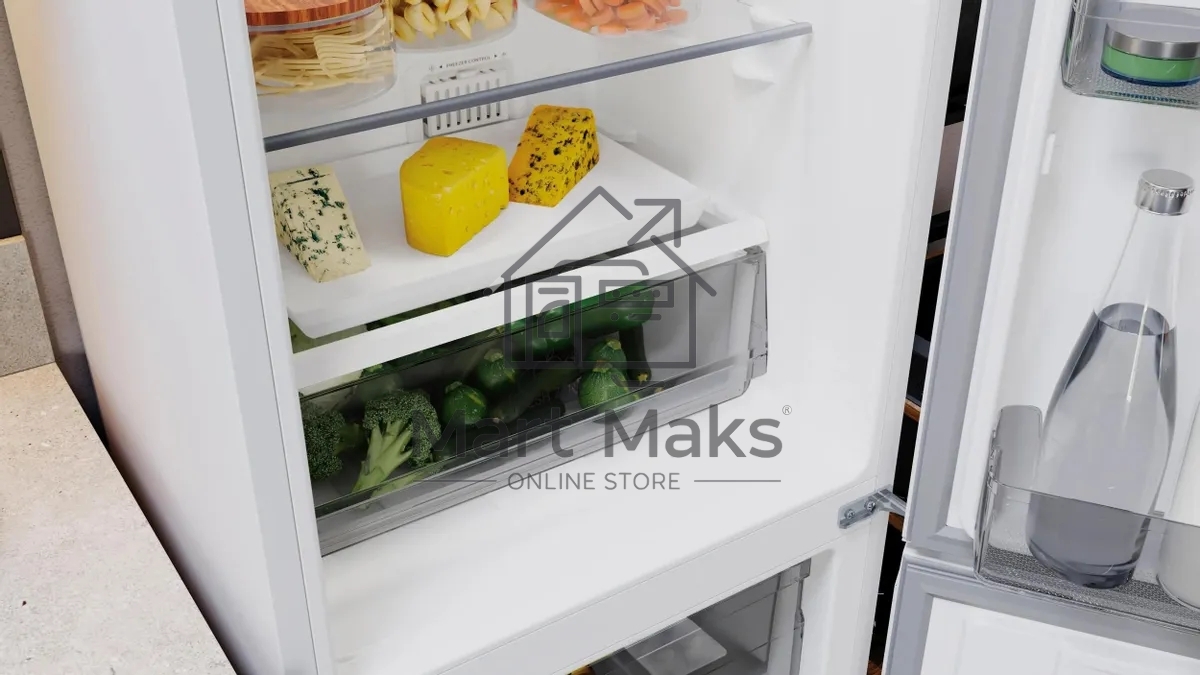 Холодильник Hotpoint HT 5200 W белый двухкамерный 247/78л морозилка снизу, No Frost
