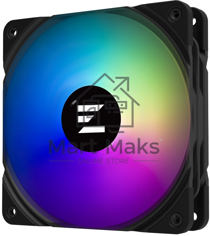 Вентилятор для корпуса Zalman ZM-AF120 ARGB черный, 120 мм, 2000 об/мин, 29.7 дБ, 4 pin