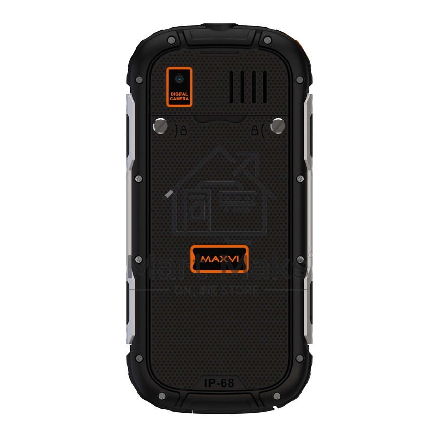 Мобильный телефон Maxvi R2 up оранжевый