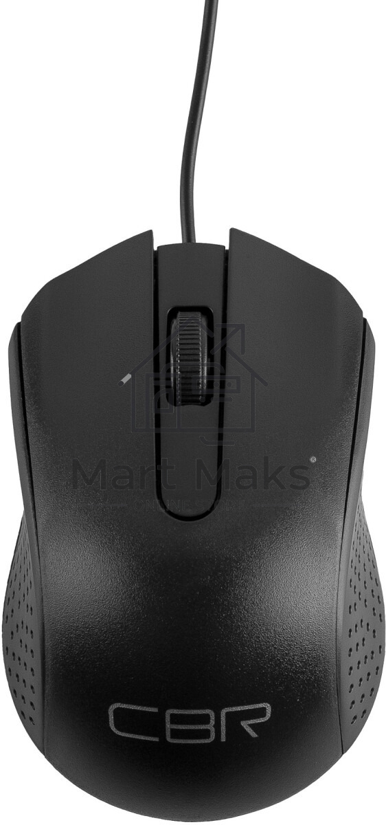 Мышь проводная CBR CM 123 черный, 1000 dpi, USB, кнопки - 3