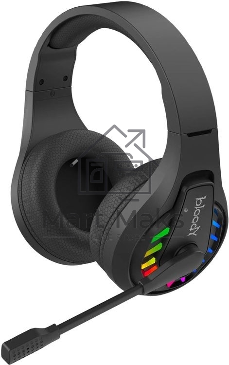 Гарнитура проводная с микрофоном A4Tech Bloody GR230 черный накладные BT оголовье (GR230)