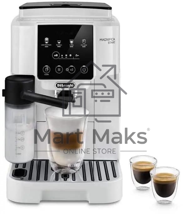 Кофемашина автоматическая DeLonghi ECAM220.61.W белый, молотый+зерновой, 1.8 л, 1450 Вт, 15 бар