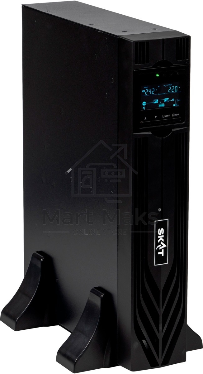 Источник бесперебойного питания Бастион SKAT-UPS 1000-RACK-ON-2X9 P3 / 1000 ВА / 1000 Вт / 2 x CEE 7 (евророзетка)