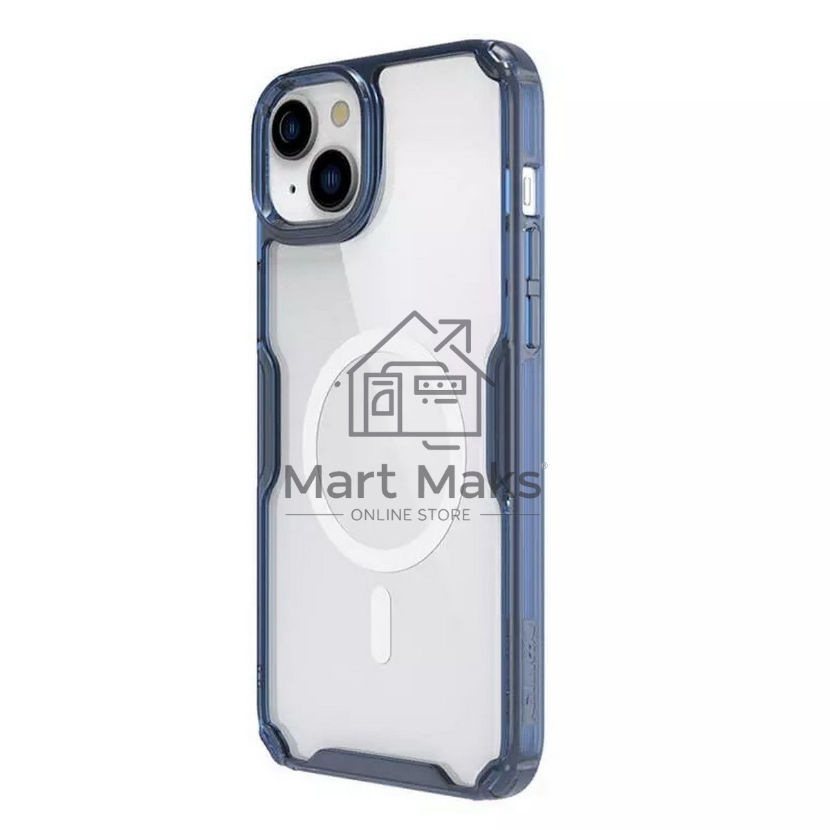 Чехол Nature TPU Pro Magnetic Case, синий, (AP IP15 Plus)