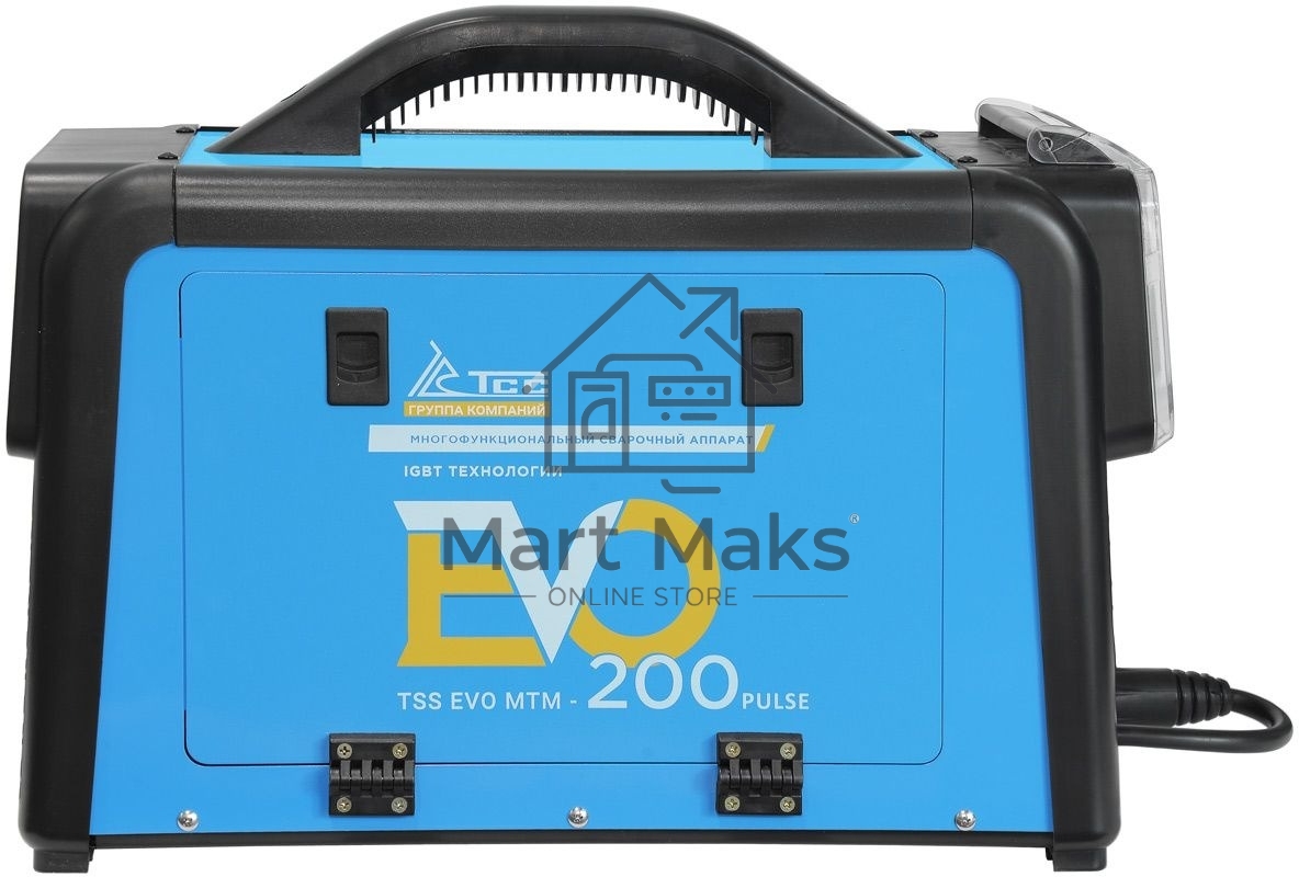 Сварочный полуавтомат ТСС EVO MTM-200 PULSE, инвертор MMA/TIG/MIG 5.04кВт