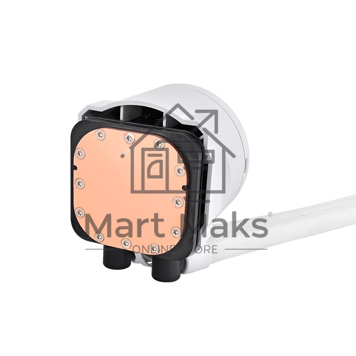 Система водяного охлаждения Thermaltake TH240 V2 Ultra Snow ARGB Soc-AM5/AM4/1200/1700/1851 белый 4-pin 25.8dB Al+Cu LCD Ret (CL-W404-PL12SW-A)