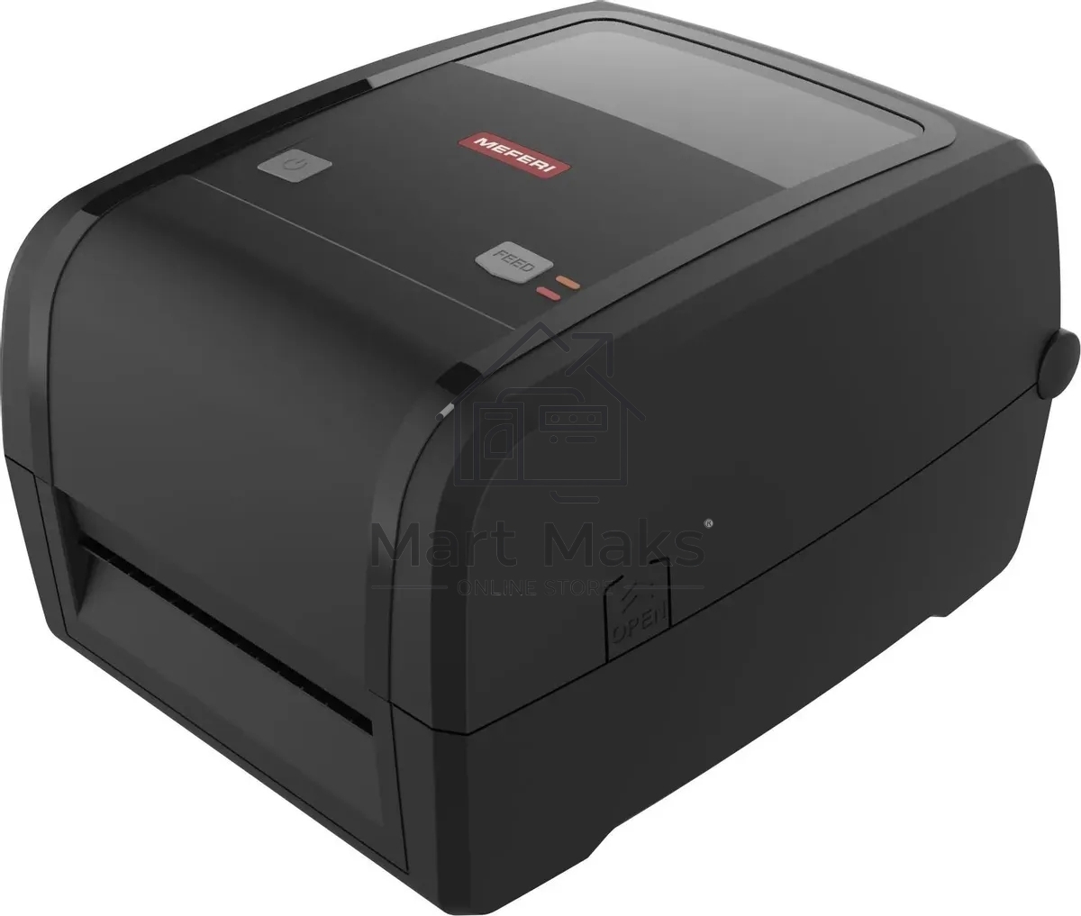 Принтер наклеек термотрансферный Meferi MP4000D (TR2P111W0B0) 203 dp, 152 мм/сек, Ethernet, RS-232, USB, чёрный