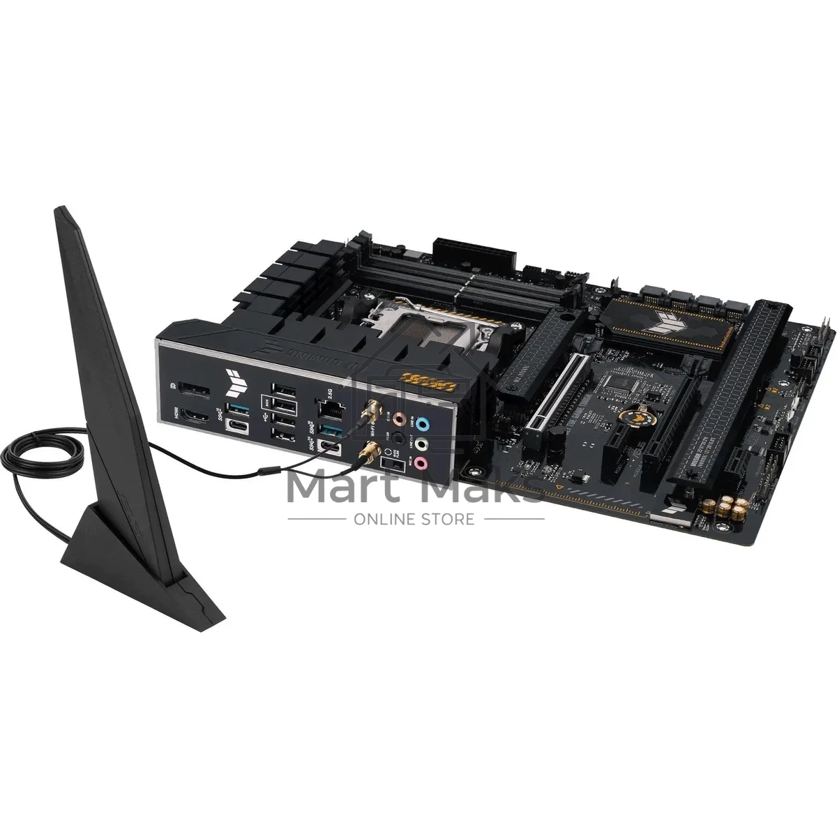 Материнская плата ASUS TUF GAMING B650-PLUS WIFI, AM5, AMD B650, 4xDDR5, 4xSATA, 3xM.2, 1xPCI-E 4.0 x16, 1xPCI-E 4.0 x4, 2xPCI-E x1, 1xHDMI, 1xDP, 1x 2.5Gb LAN, 2xUSB-A 3.2 Gen 2, 4xUSB-A 2.0, 1xUSB-C 3.2 Gen 2, 5x3.5 мм, 7.1, ATX