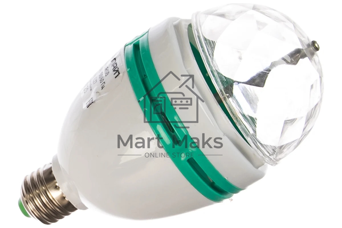Лампа светодиодная ОНЛАЙТ 61120 OLL-DISCO-3-230-RGB-E27