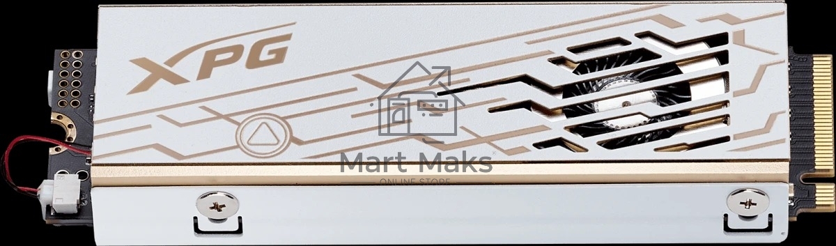 Накопитель SSD ADATA XPG MARS 980 PRO, 2000GB, M.2(22x80mm), NVMe, PCIe 5.0 x4, 3D NAND, R/W 14000/13000MB/s, IOPs 2 000 000/1 650 000, TBW 1480, DWPD 0.4, with Heat Sink (5 лет)