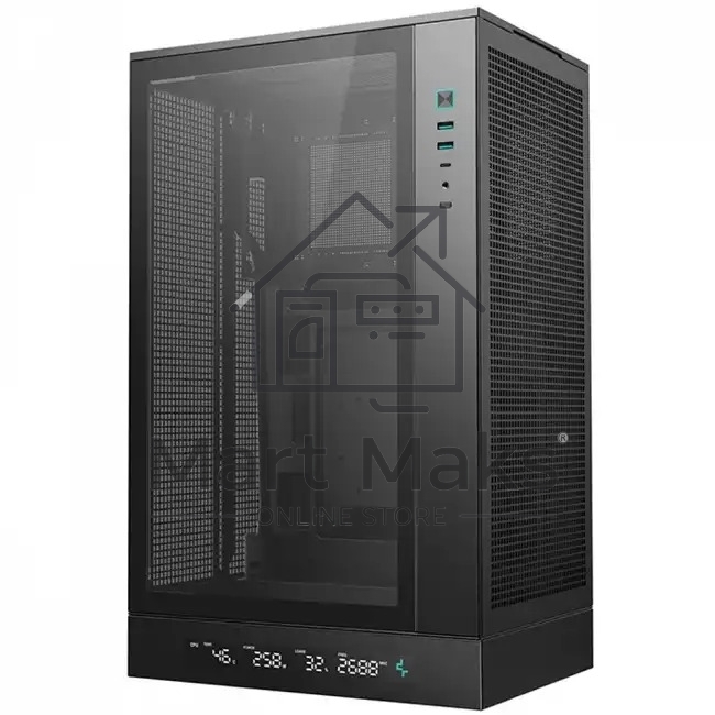 Компьютерный корпус MiniTower Deepcool CH270 черный (Mini-ITX, без БП, 2*Type A+USB Type-C) (R-CH270-BKNDM0-G-1)
