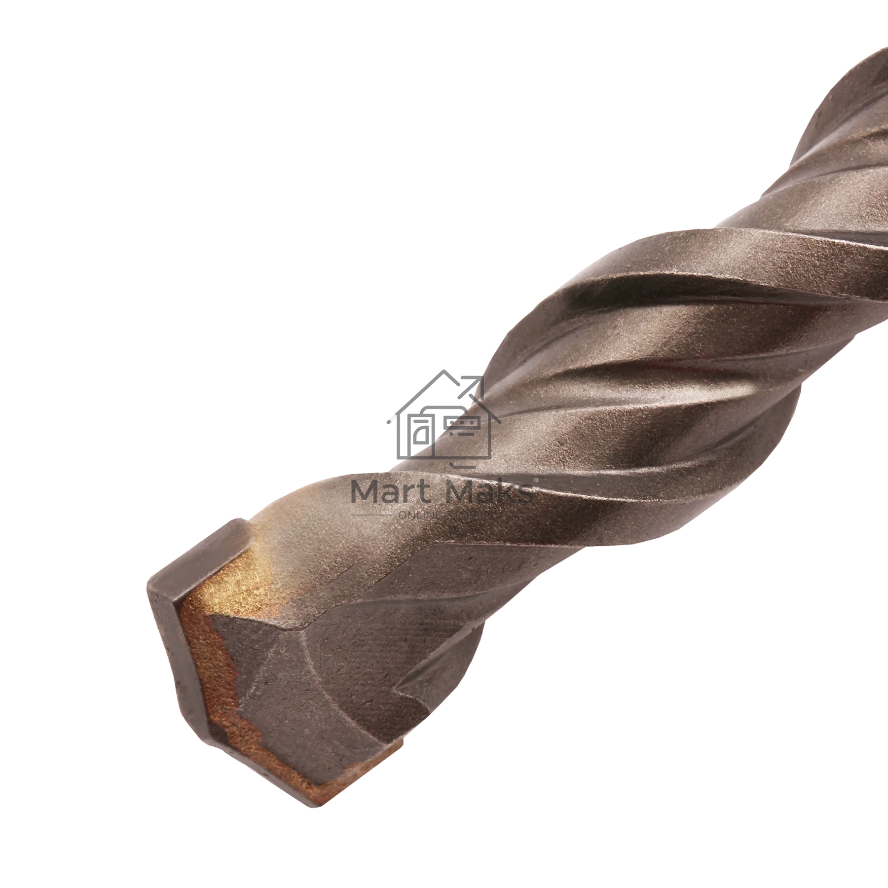 Бур по бетону Denzel двойная спираль, Cobalt W-tip, 14x160 мм, SDS PLUS