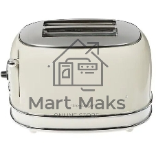 Тостер Ariete Vintage 155 бежевый, 810 Вт, 2 слота