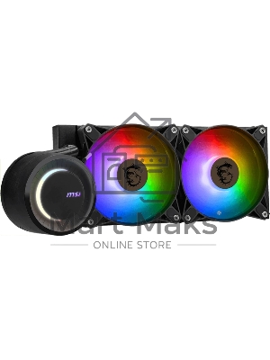 Система жидкостного охлаждения MSI MAG CORELIQUID E240 2x ARGB Fan LGA 1200/1700 AM5/AM4 (306-7ZW5E17-C24)