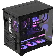 Корпус Formula Crystal Z2 Plus AR V2 Black, Midi-Tower, чёрный, 4 x 120 мм