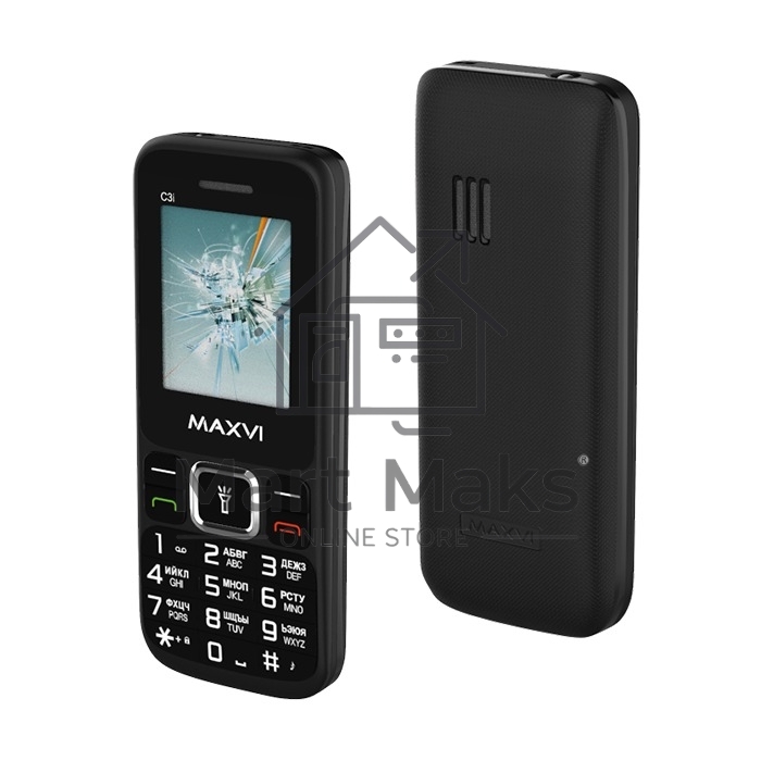 Мобильный телефон Maxvi C3i черный