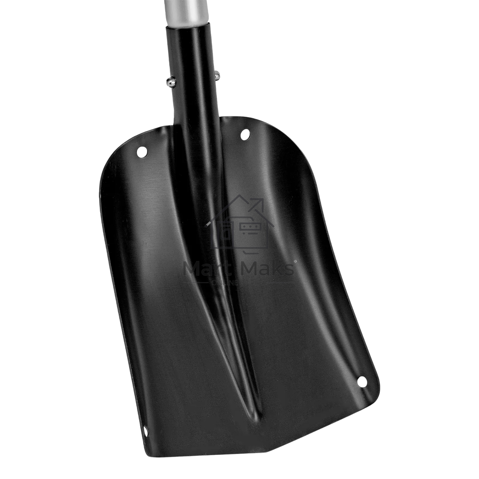 Лопата автомобильная Denzel алюминиевая, 212х280х650-815 мм, телескопический черенок