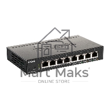 Коммутатор D-Link DGS-1100-08PV2/A4A, 8×1 Гбит/с, настраиваемый