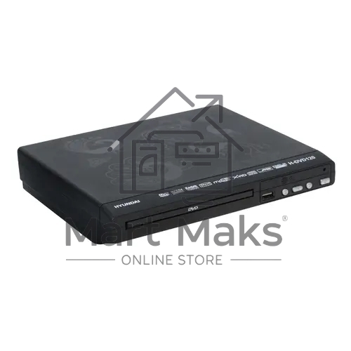 Плеер DVD Hyundai H-DVD120 черный ПДУ