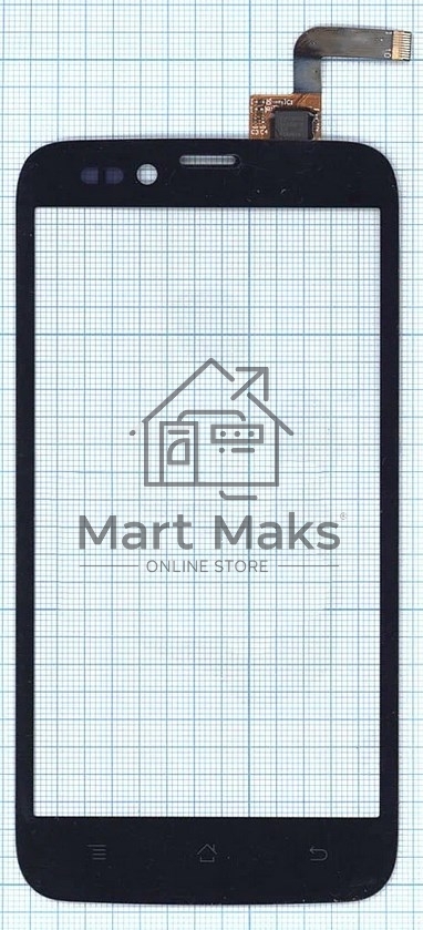 Сенсорное стекло (тачскрин) для Archos 50 Platinum MCF-050-0995-V2, черное