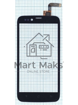 Сенсорное стекло (тачскрин) для Archos 50 Platinum MCF-050-0995-V2, черное
