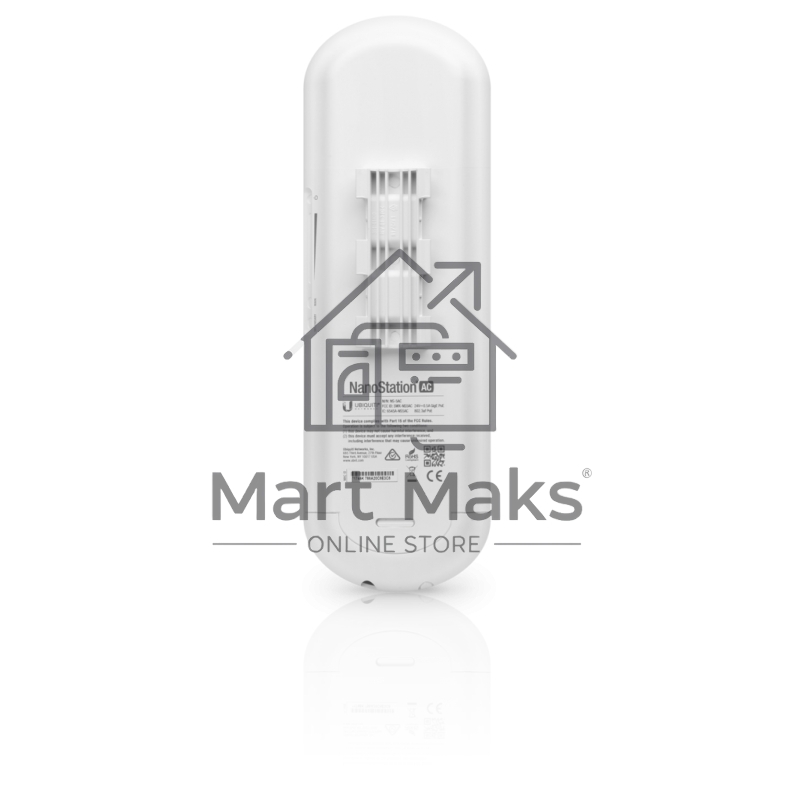 UBIQUITI NS-5AC-EU NanoStation 5AC Точка доступа (AP/CPE), 5 ГГц, airMAX ac, 15 км, MIMO 2х2
