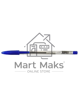 Ручка шариковая Silwerhof Simplex (016045-01), d=0.7мм, синие чернила, одноразовая ручка, линия 0.5мм