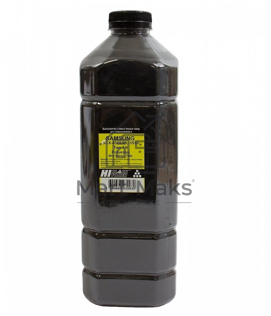 Тонер Hi-Black для Samsung SCX-4100/ML-1510, Polyester, Тип 1.9, Bk, 700 г, канистра