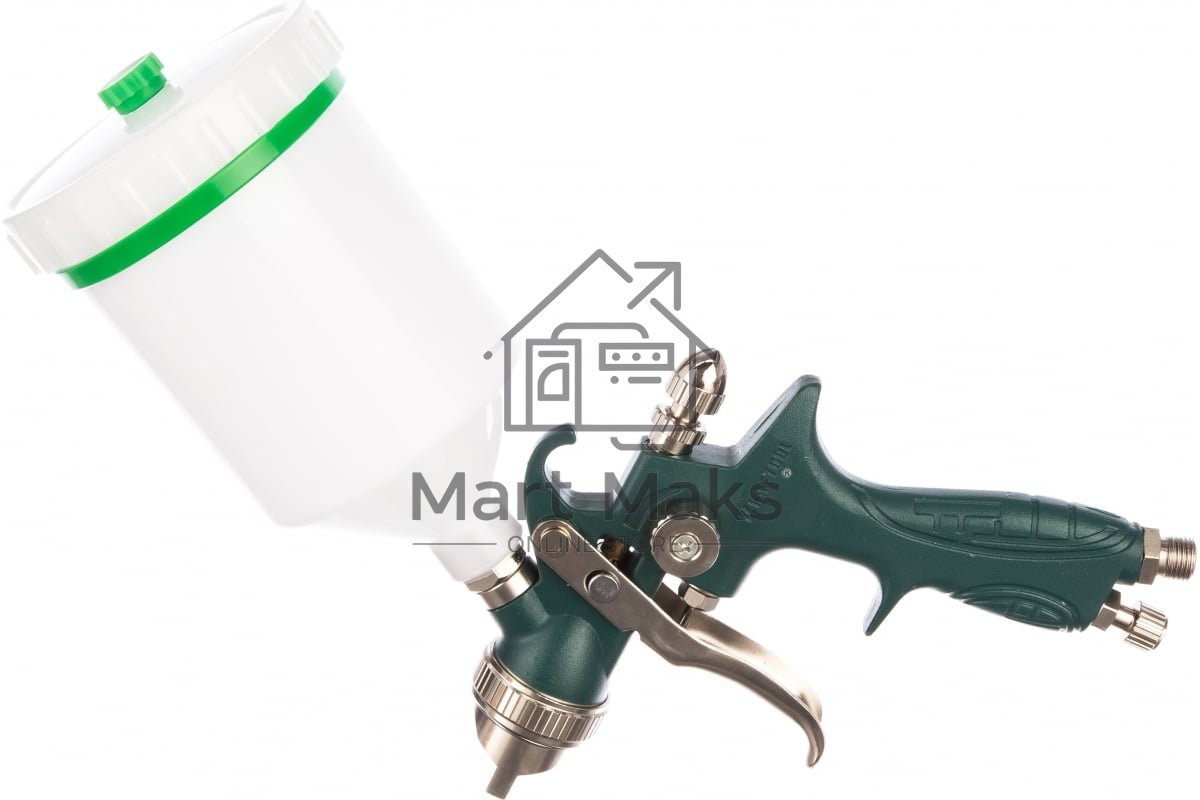 Краскопульт пневматический KRAFTOOL AirKraft 06522-1.4hvlp c верхним бачком 1.4мм