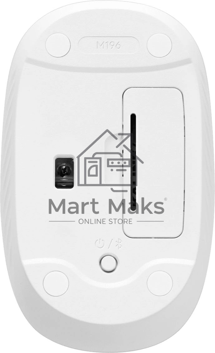 Мышь беспроводная Logitech M196 белый, 1000 dpi, Bluetooth, кнопки - 3