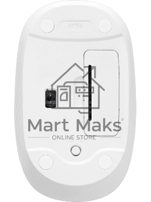 Мышь беспроводная Logitech M196 белый, 1000 dpi, Bluetooth, кнопки - 3