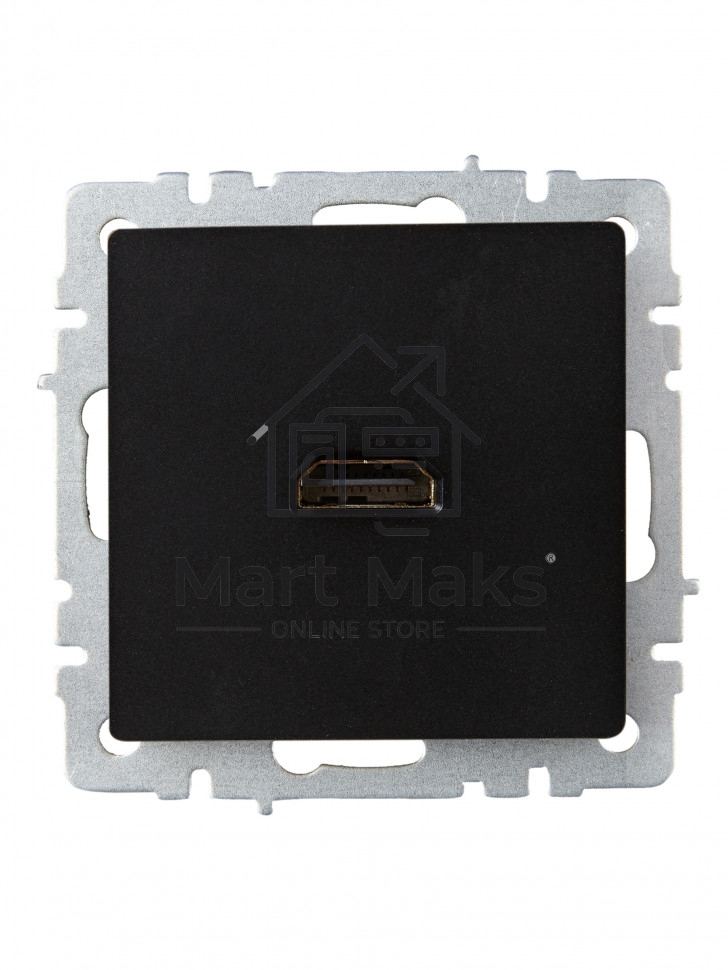Розетка HDMI IEK BRITE РHDMI-0-БрЧ черный