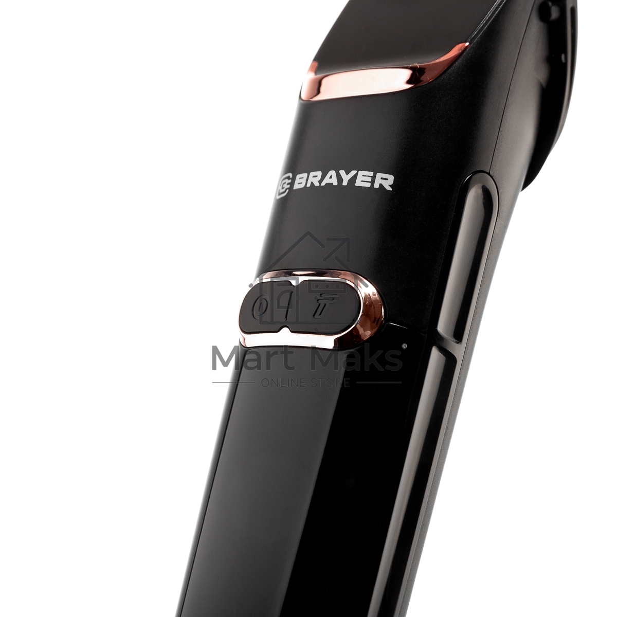 Машинка для стрижки BRAYER BR3401, LED-дисплей, 4 насад, турбо, титан. покр, регу. высоты лезвий