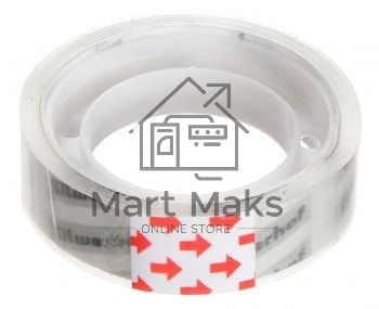 Клейкая лента канцелярская Silwerhof 481054 прозрачная шир.12мм дл.33м 35мкр полипропилен спайка