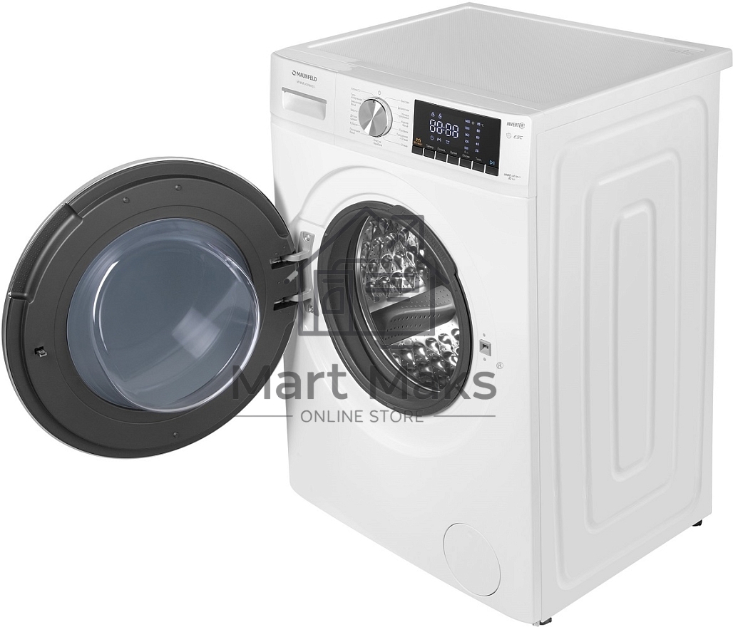 Стиральная машина Maunfeld MFWM1410WH02 белый, загрузка фронтальная 10 кг, 1400 об/мин., класс: А+++
