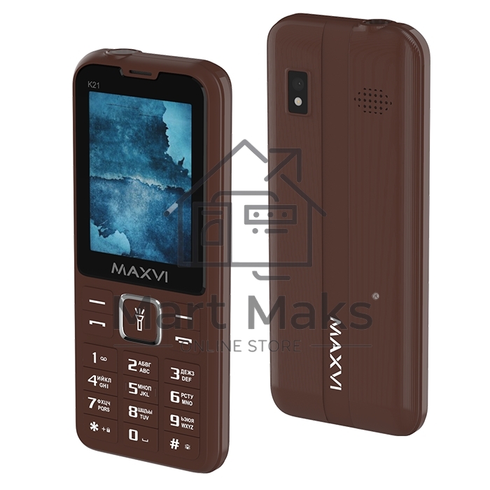 Мобильный телефон Maxvi K21 шоколадный