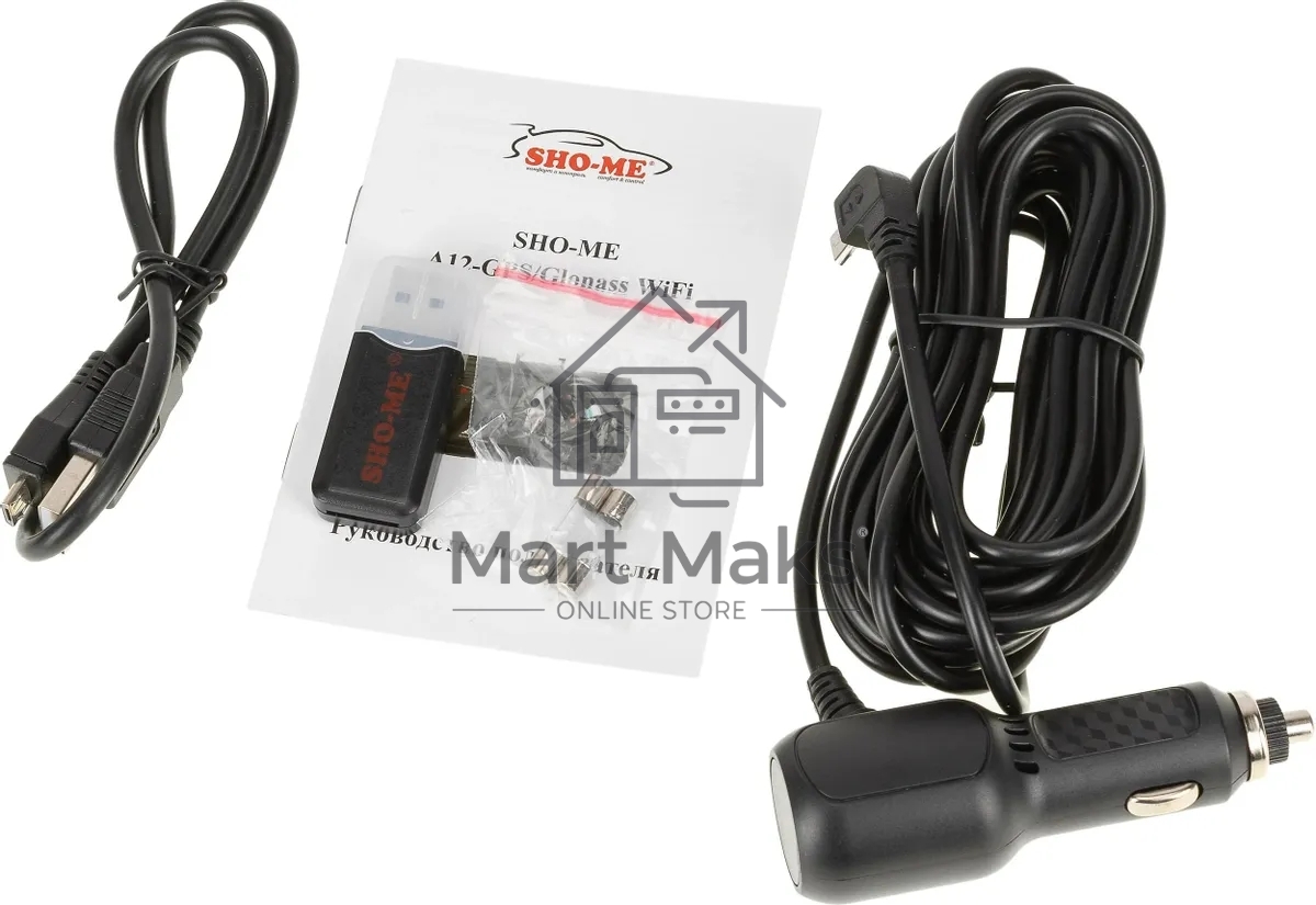 Видеорегистратор Sho-Me A12-GPS/GLONASS WI-FI черный 5Mpix 1296x2304 1080p 140гр. GPS Ambarella A12
