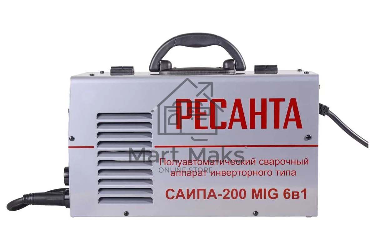 Сварочный аппарат инверторный полуавтоматический Ресанта САИПА-200 65/9