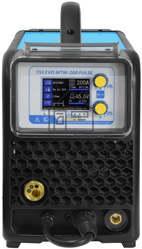 Сварочный полуавтомат ТСС EVO MTM-200 PULSE, инвертор MMA/TIG/MIG 5.04кВт