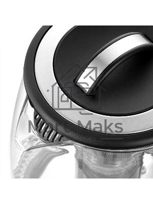 Чайник электрический Kitfort КТ-6145 2л. 2200Вт черный/серебристый (корпус: пластик/стекло)