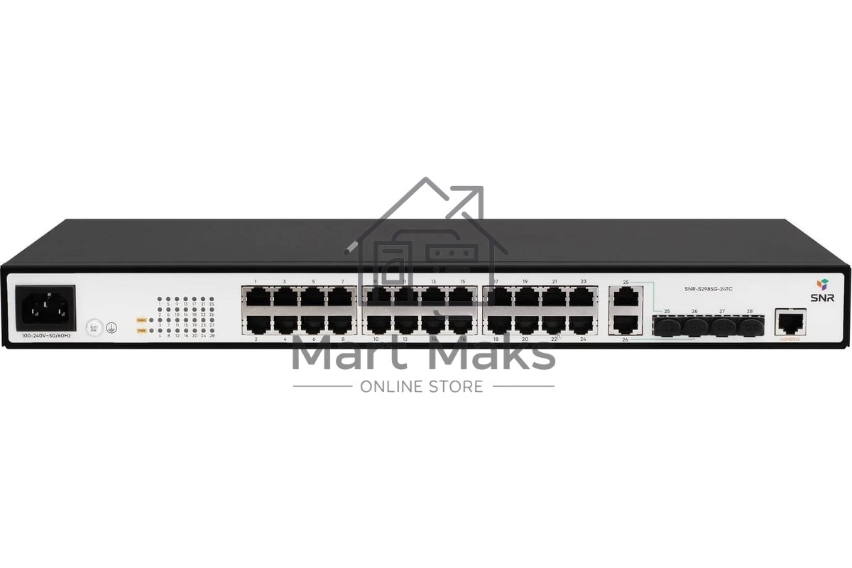 Коммутатор SNR управляемый уровня 2 SNR-S2985G-24TC