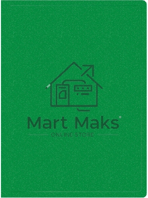 Папка с 30 прозрачными вкладками Silwerhof Eco A4, пластик, 0.5мм, зеленый