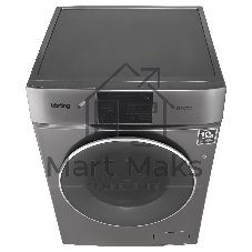 Стиральная машина Korting KWM 60DV1297 Gr серый, загрузка фронтальная 10 кг, 1200 об/мин, класс A+++