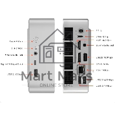 Мини ПК Beelink SER10 MAX Ryzen AI 9 HX470/64GB/1TB SSD/Radeon Graphics/noOS/Frost Silver
