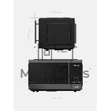 Микроволновая печь Tuvio MW17BB 23 л с функцией разморозки, регулировкой мощности и автоменю, черная Микроволновая печь Tuvio MW17BB 23 л с функцией разморозки, регулировкой мощности и автоменю, черная